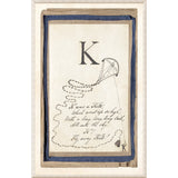 Edwards Alphabet - K, C. 1857