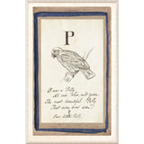 Edwards Alphabet - P, C. 1857
