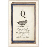 Edwards Alphabet - Q, C. 1857