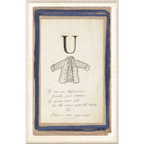 Edwards Alphabet - U, C. 1857