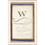 Edwards Alphabet - W, C. 1857