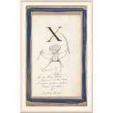 Edwards Alphabet - X, C. 1857