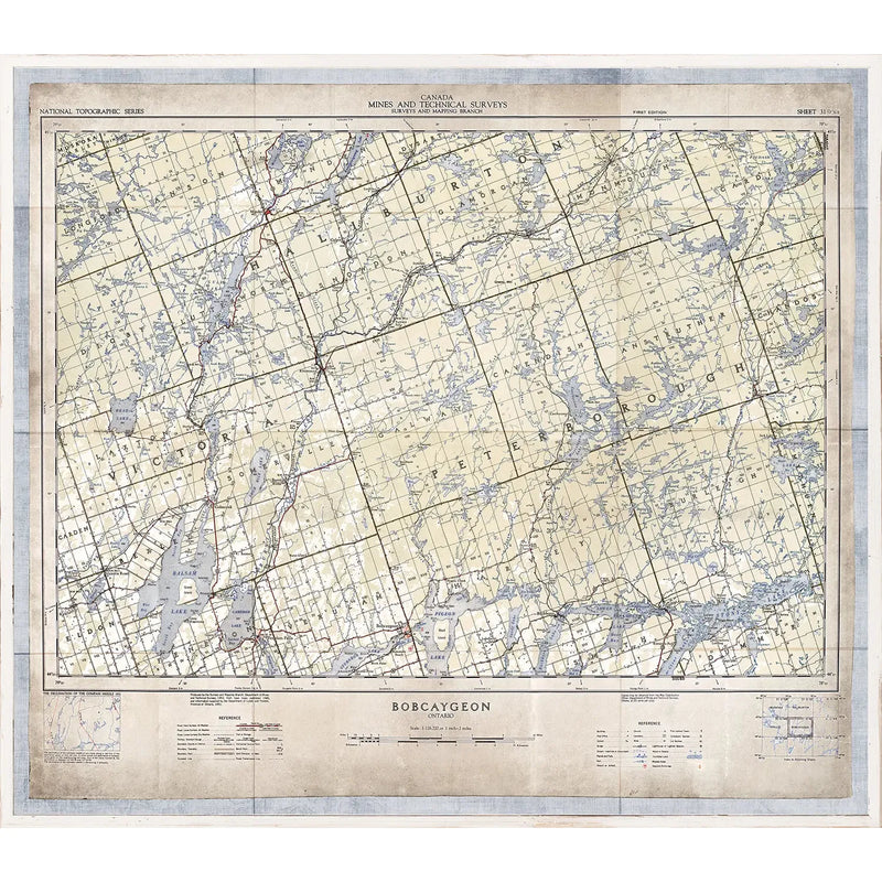 Map - Bobcaygeon - 1937