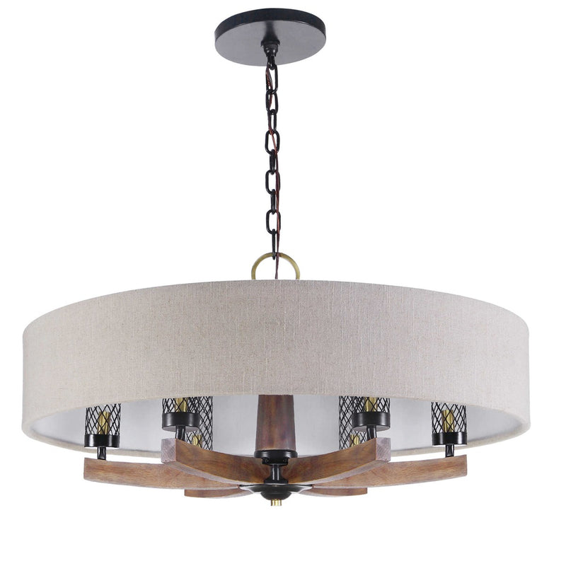 Woodall, 6Lt Chandelier