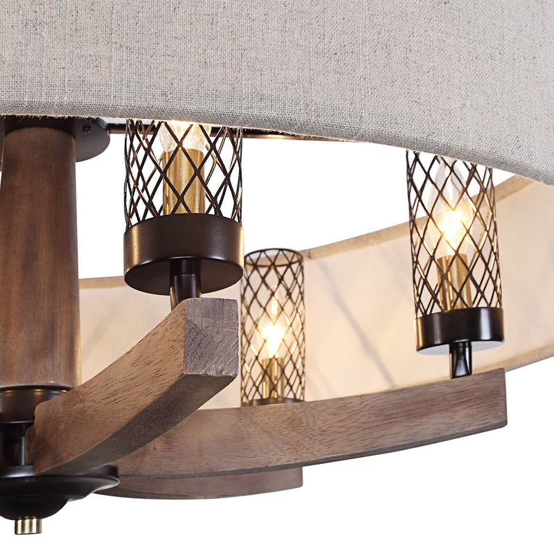 Woodall, 6Lt Chandelier