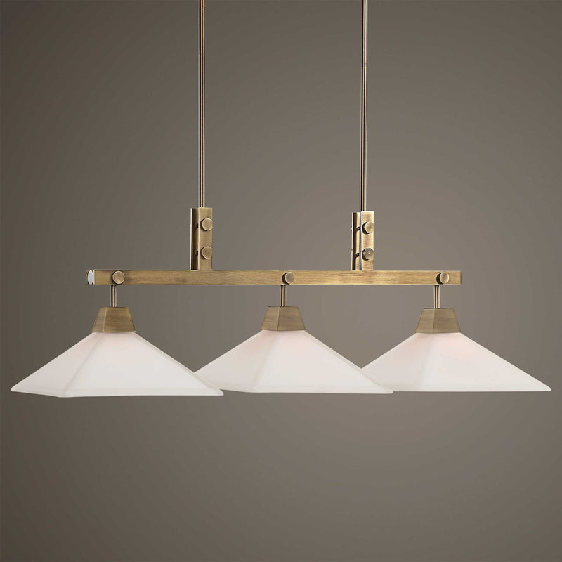 Brookdale, 3Lt Linear Chandelier