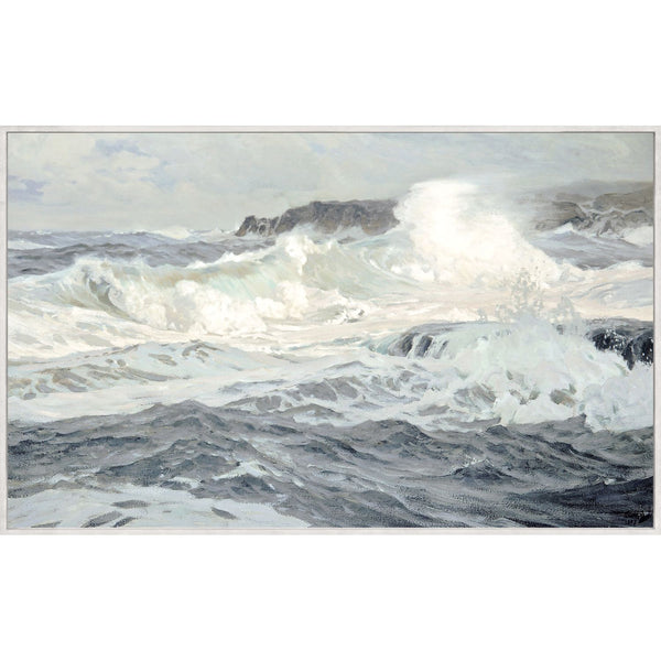 Southwesterly Gale C. 1907 - Framed Canvas