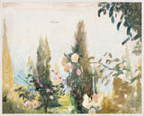 Raw Canvas Series – Garden View - Large - Framed Canvas