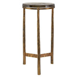 Eternity Accent Table - Brass