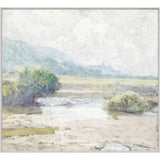 Summer Landscape C. 1860 - Large Framed Canvas