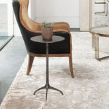Beacon Accent Table - Nickel