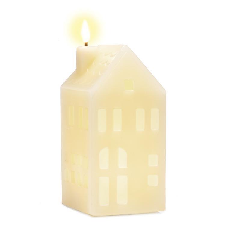 House LED Ivory Candle Ivory