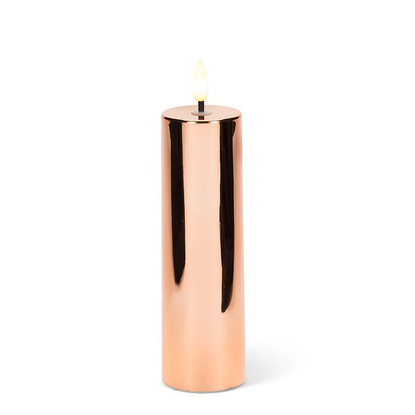 Medium - Rose Gold LED Miralite Candle