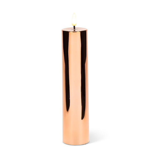 Large - Rose Gold LED Miralite Candle