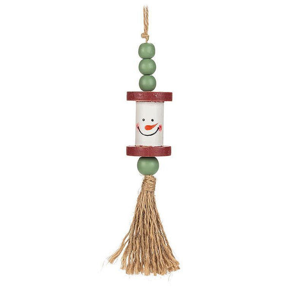 Spool Snowman Ornament