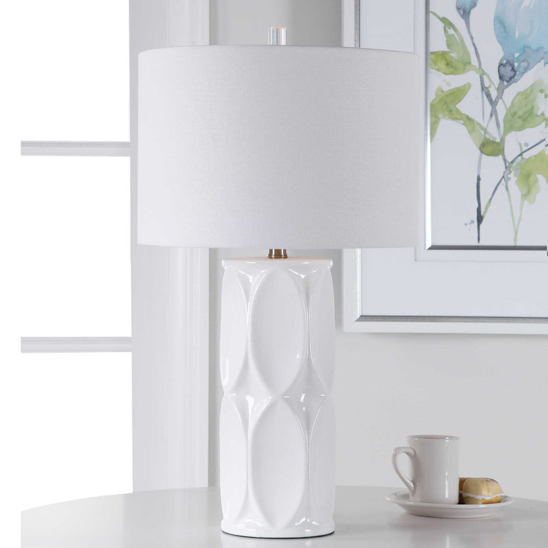 Sinclair Table Lamp - White