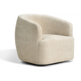CLEARANCE - Sofia Swivel Chair - Light Brown