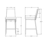 Linea Stationary Stool