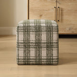 Joie Ottoman - Ireland Plaid