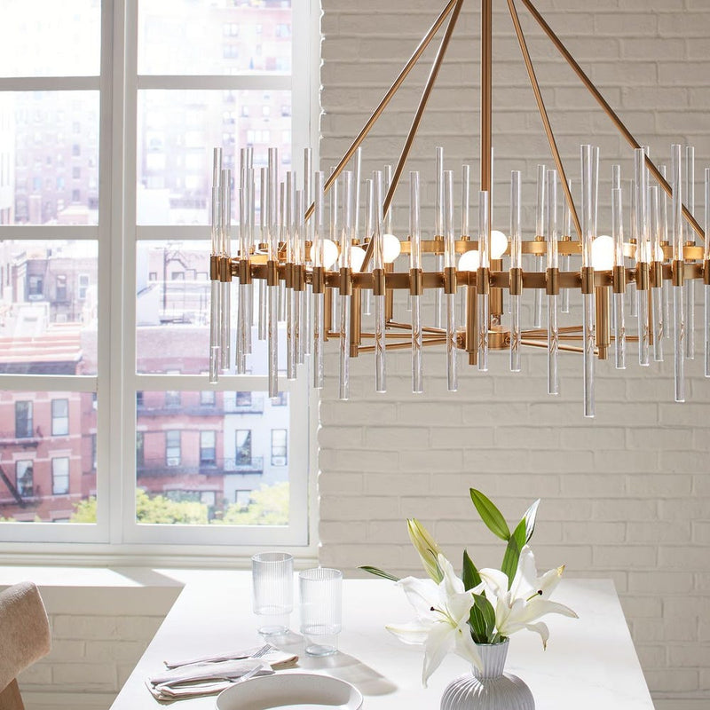 Crystal Stick, 8LT Chandelier