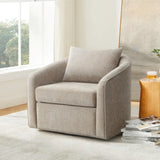 CLEARANCE - Soren Swivel Chair - Brown