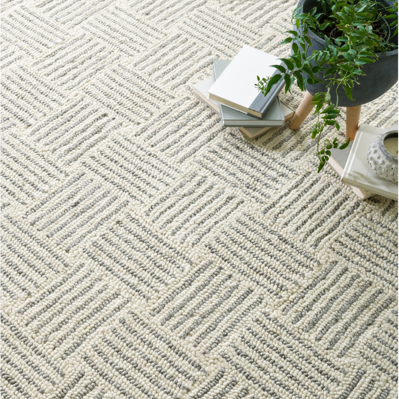AS - Layers Grey Wool Rug