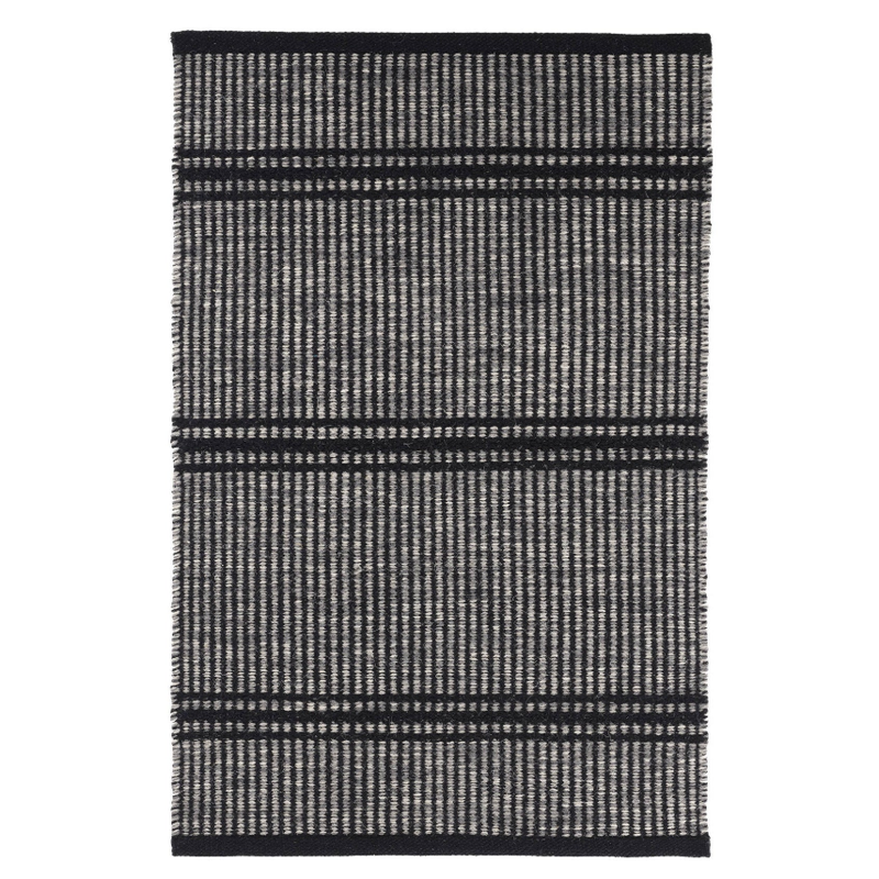 AS - Malta Black Wool Rug
