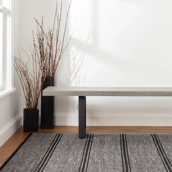 AS - Malta Black Wool Rug
