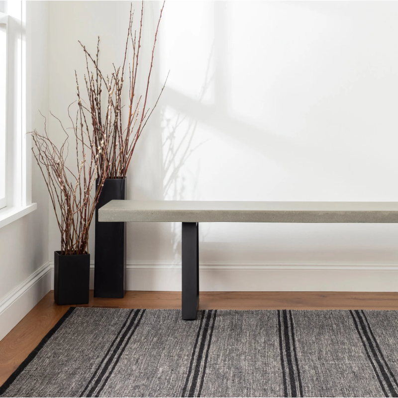 AS - Malta Black Wool Rug