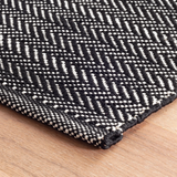AS - Herringbone Black / Ivory - Indoor / Outdoor Rug