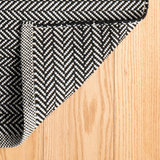 AS - Herringbone Black / Ivory - Indoor / Outdoor Rug