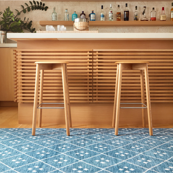 AS - Kota Indigo Machine Washable Rug