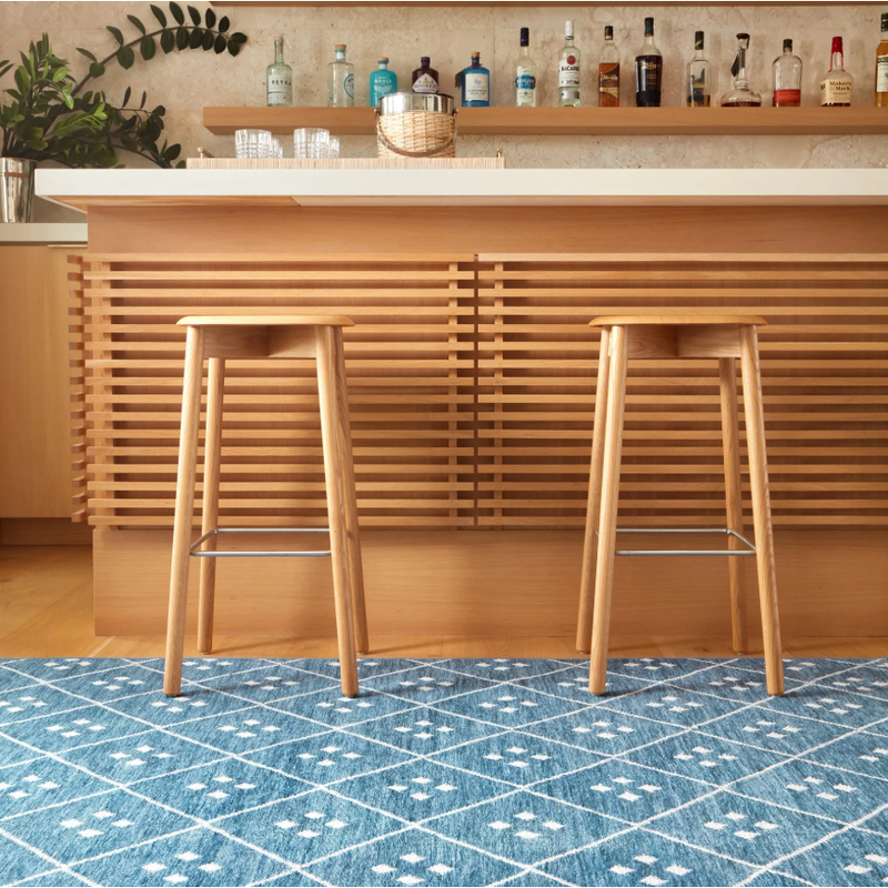 AS - Kota Indigo Machine Washable Rug