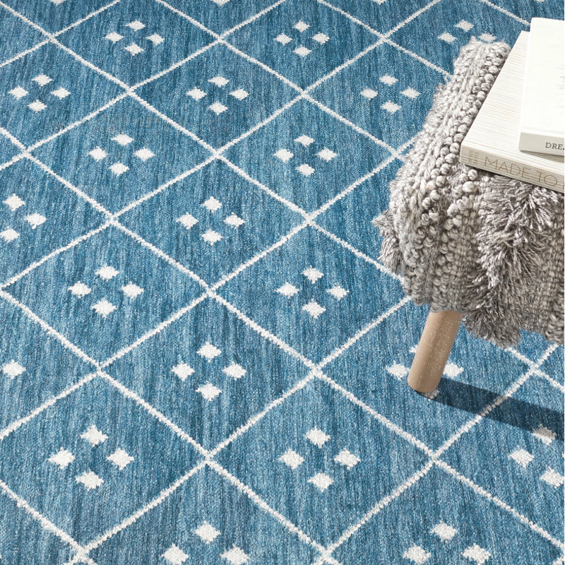 AS - Kota Indigo Machine Washable Rug