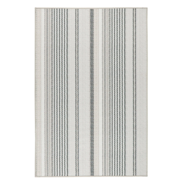 AS - Gradation Ticking Grey Machine Washable Rug