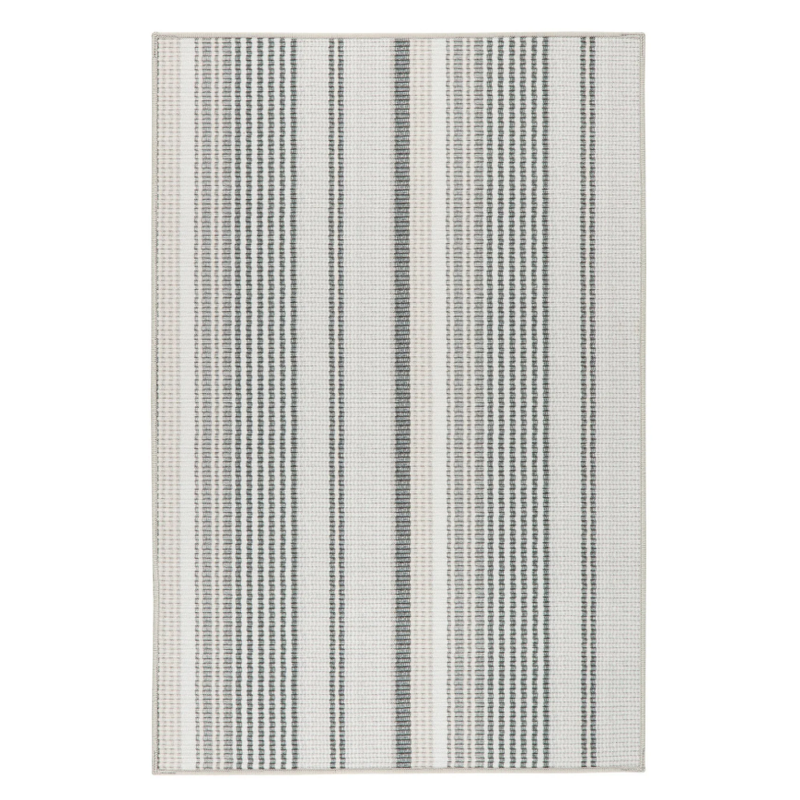 AS - Gradation Ticking Grey Machine Washable Rug
