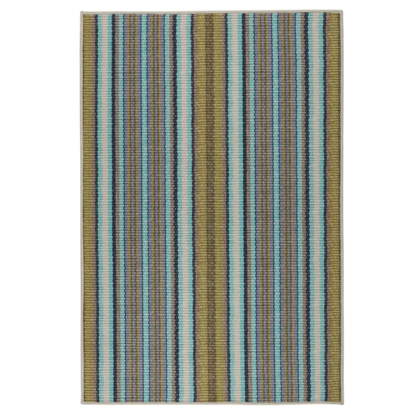 AS - Treehouse Stripe Green Machine Washable Rug