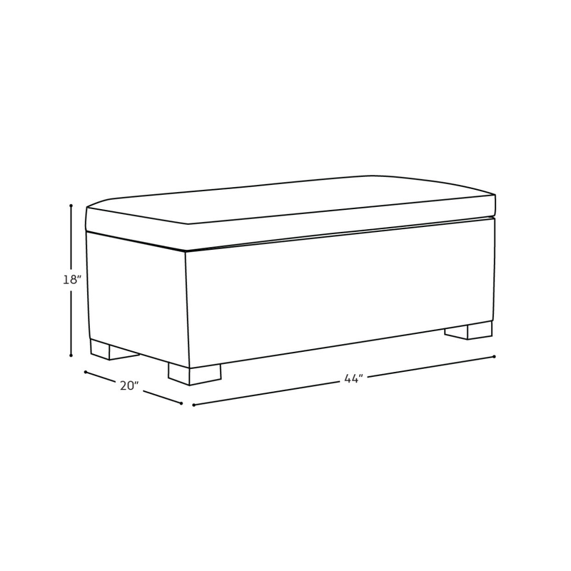 Naples Storage Bench