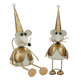 Holiday - Metal Mice Set of Two