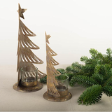 Holiday - Metal Christmas Tree Tealight Holder
