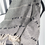 Holiday - 50" x 70" Cotton Throw With Tassels