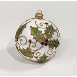 Holiday - 3.15" Glass Christmas Ornament