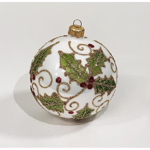Holiday - 3.15" Glass Christmas Ornament