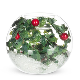 Holiday - Holly & Snow Ball Votive