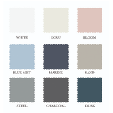 Impressions Solids Duvet and Shams - Queen