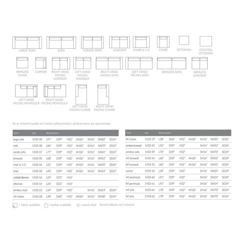 Sirius Sectional - 3 PC