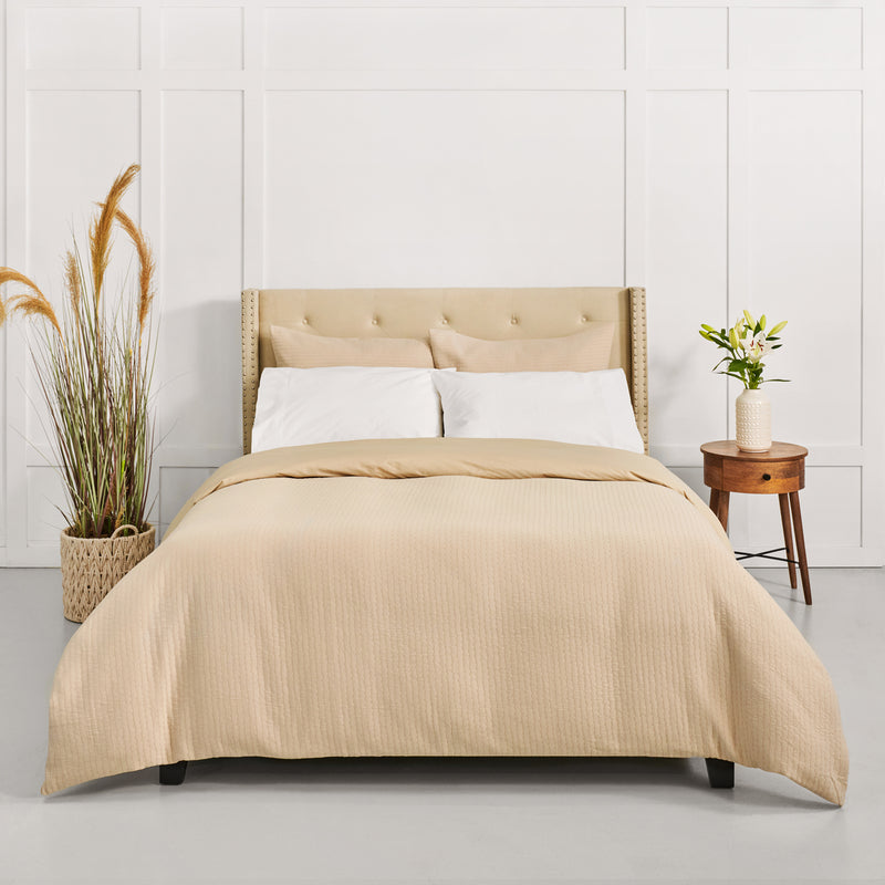 Stitches Duvet and Shams - Queen