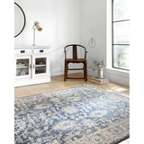Teagan Rug TEA-03 Denim / Pebble