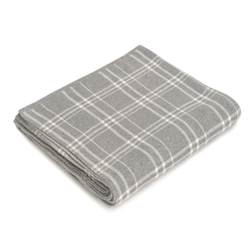 Thomas Cotton Throw - Grey