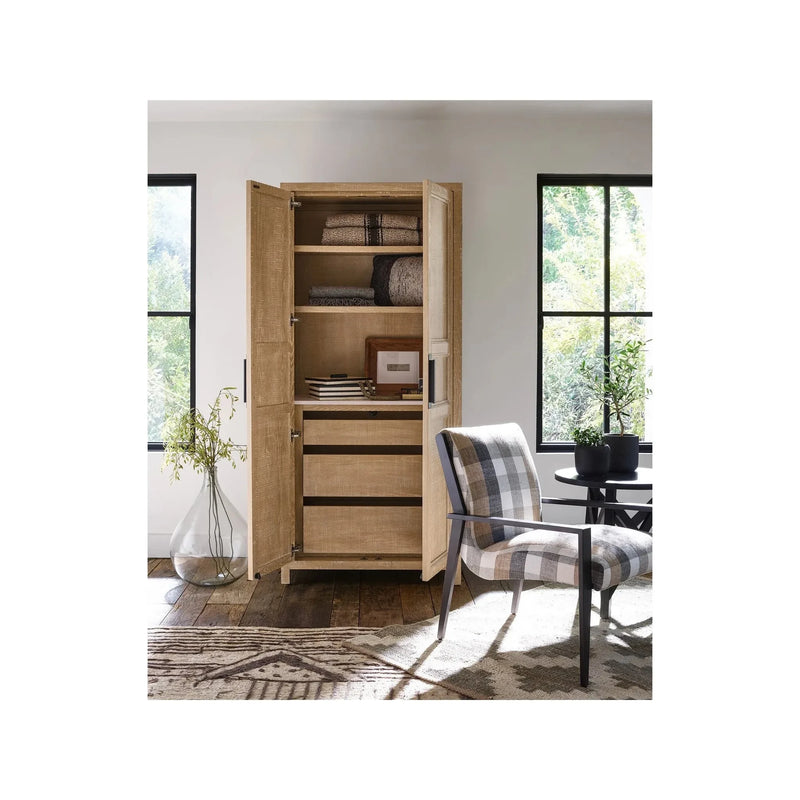 Morgan Utility Cabinet - Rustic Natural Oak